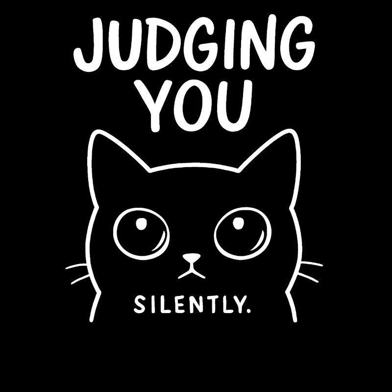 Cat humor, cat gift idea, funny pets