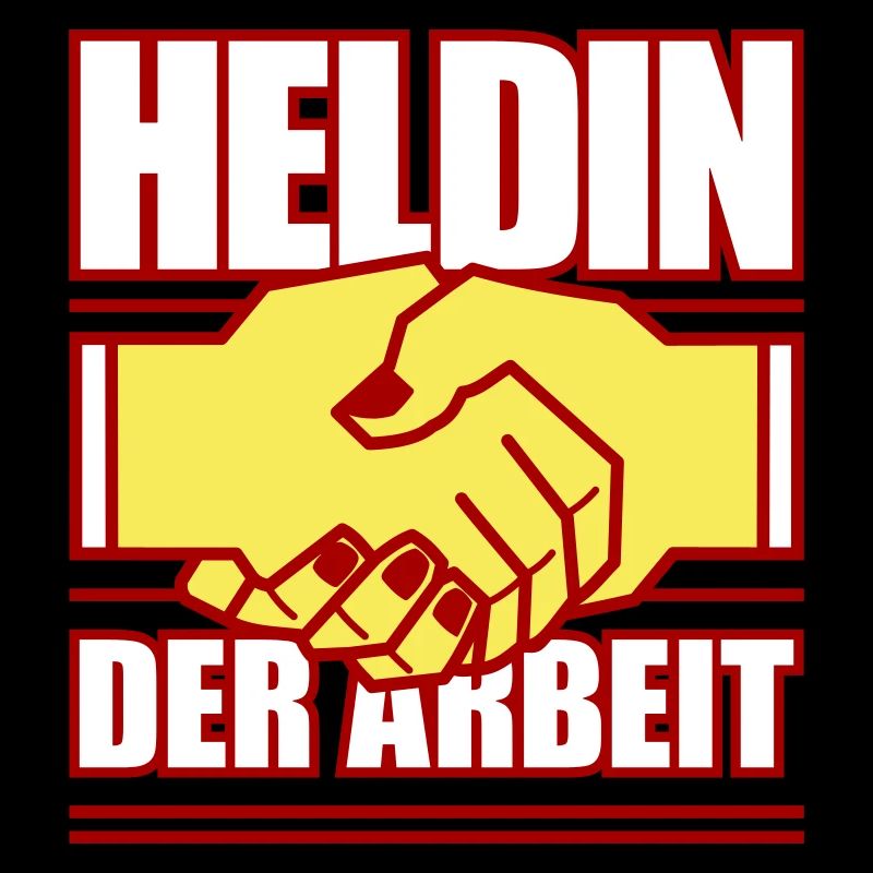 Heldin der Arbeit (Farben änderbar)