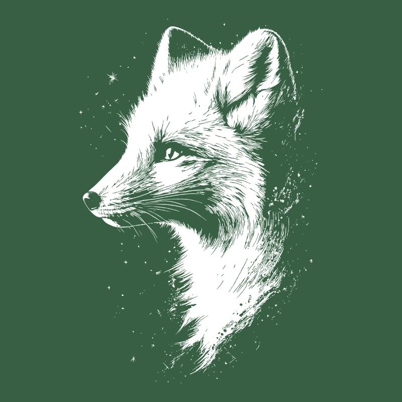 Polarfuchs Schneefuchs Eisfuchs Süßer Weißer Fuchs