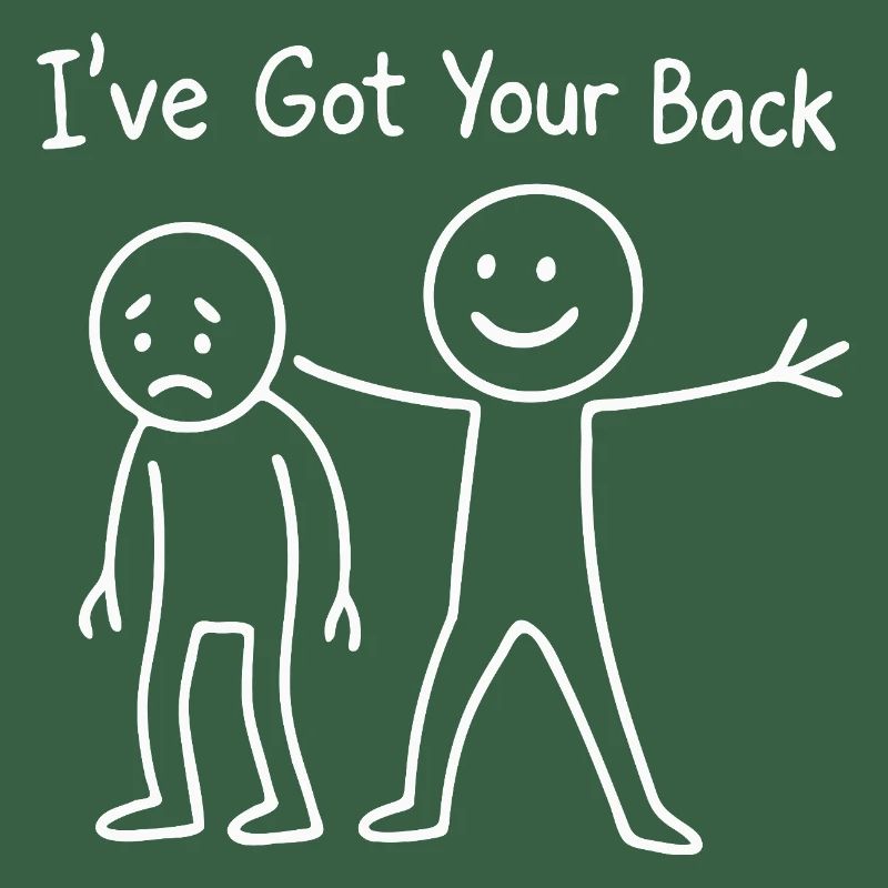 Ich stehe hinter dir: Support-Duo