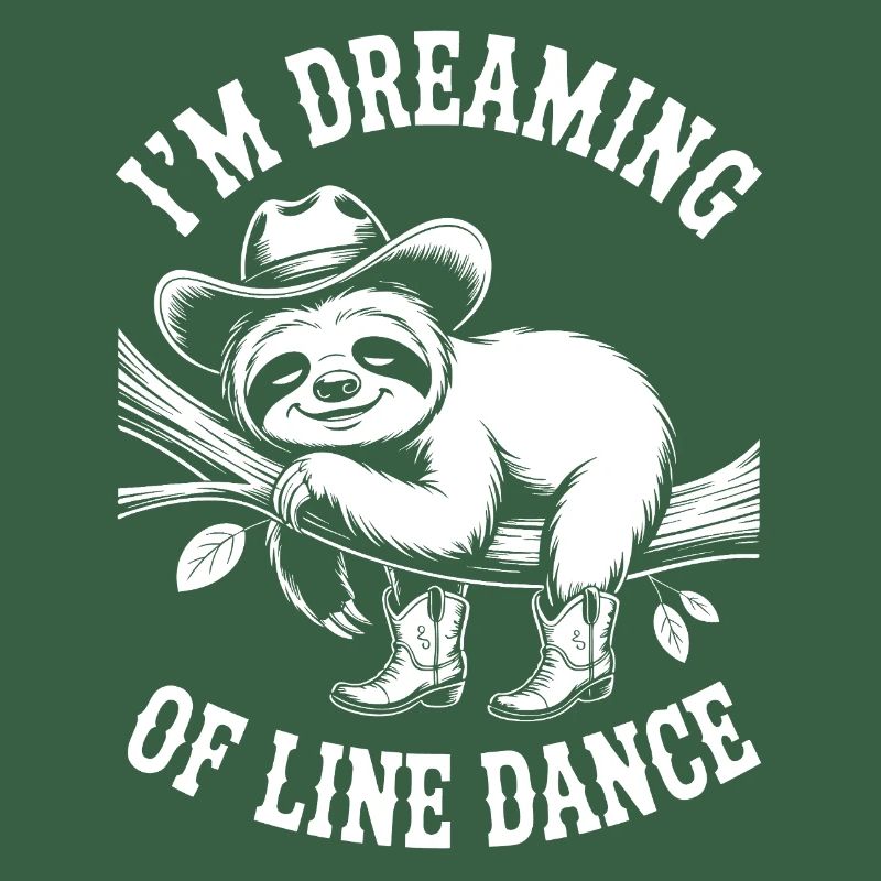 Sloth in line dancing dream