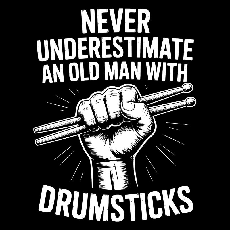 Le batteur dit un cadeau de batteur drôle