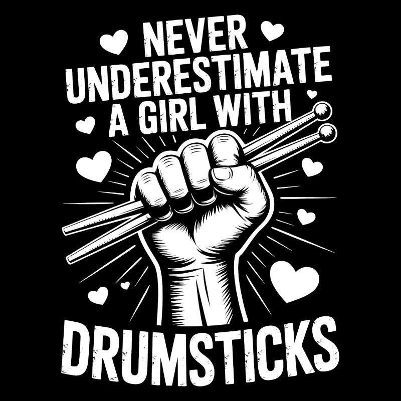 Le batteur dit un cadeau de batteur drôle