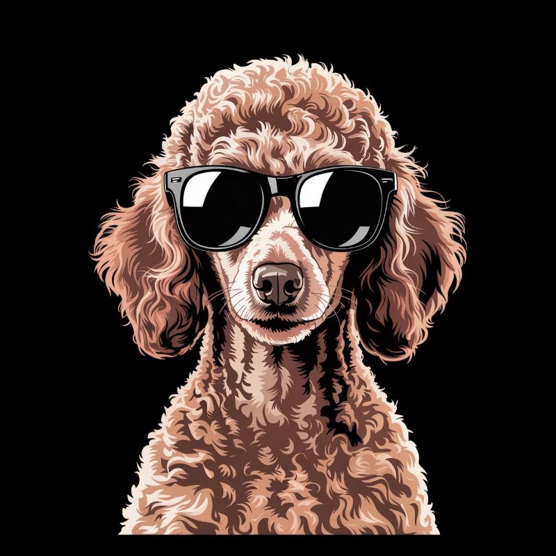 Caniche brun