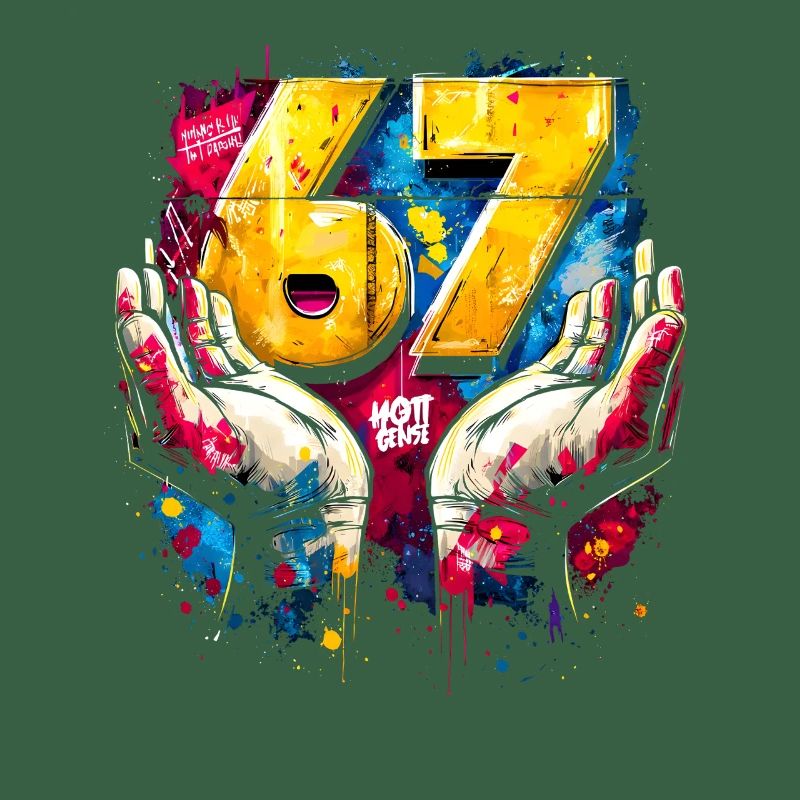 6 7 Mème du graffiti