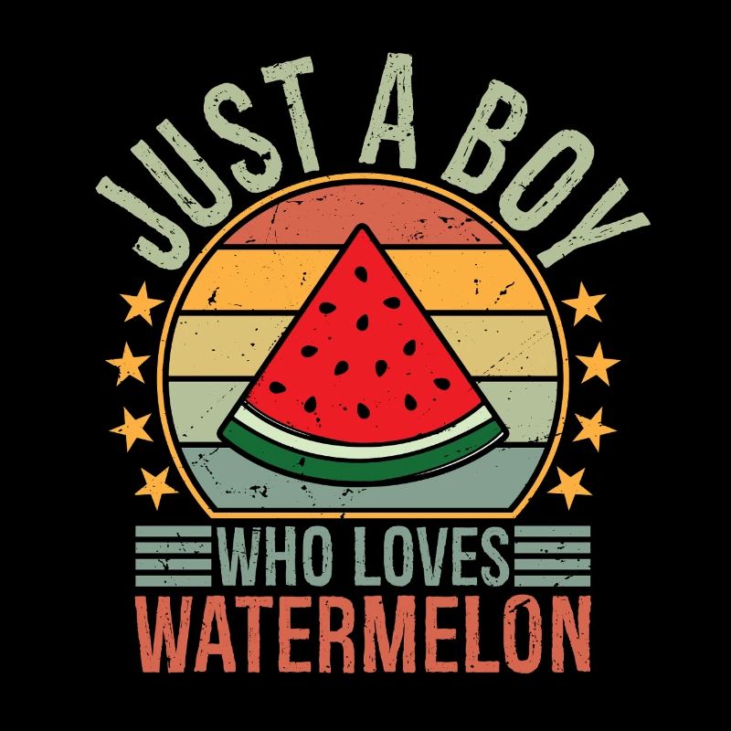 Juste un garçon qui adore la pastèque