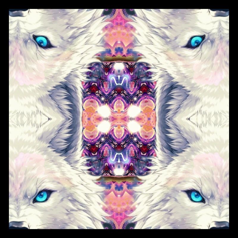 Polarwölfe Kaleidoskop