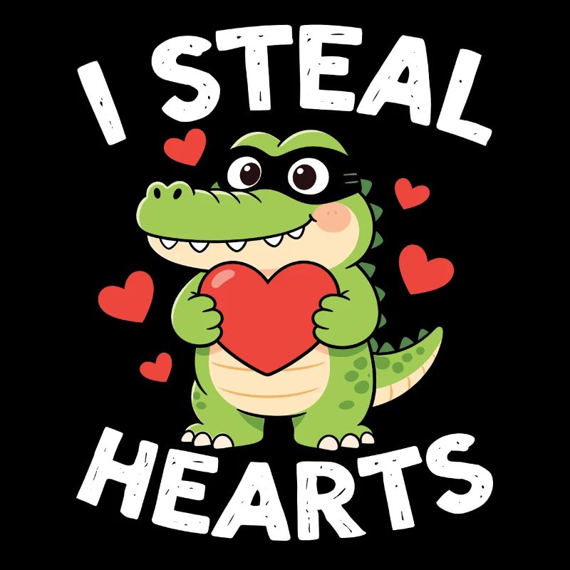 Ich stehle Herzen Alligator