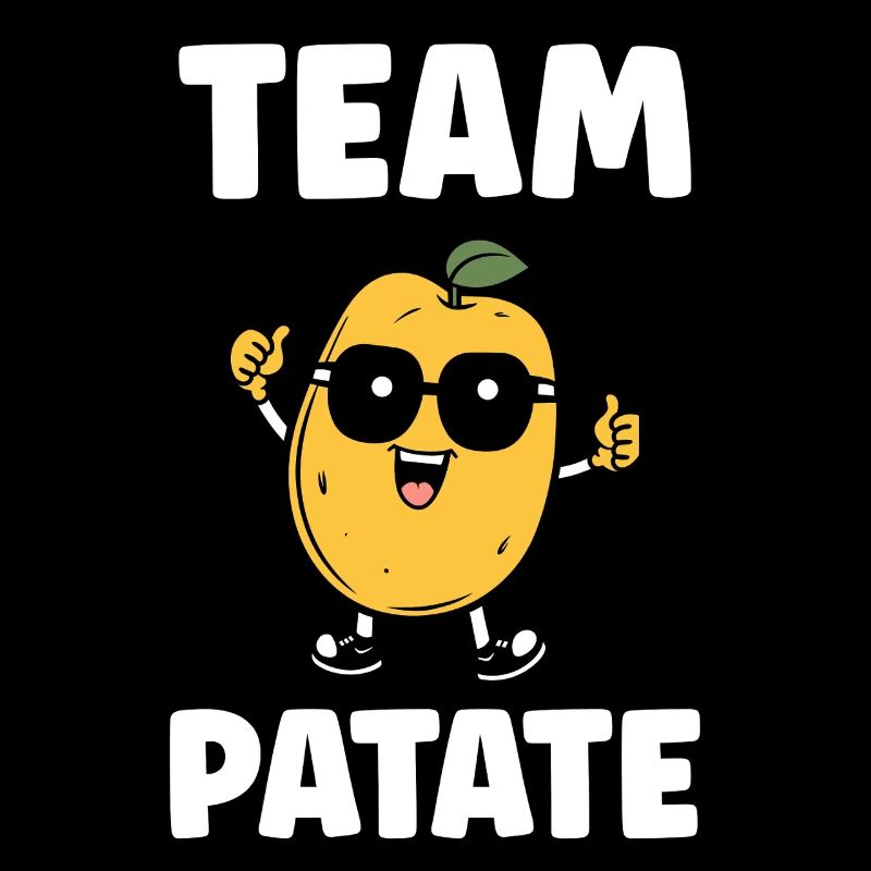 Team Potato Smiling Mascot