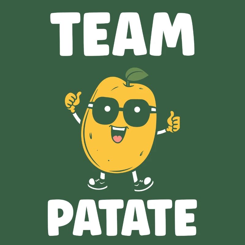 Team Potato Smiling Mascot