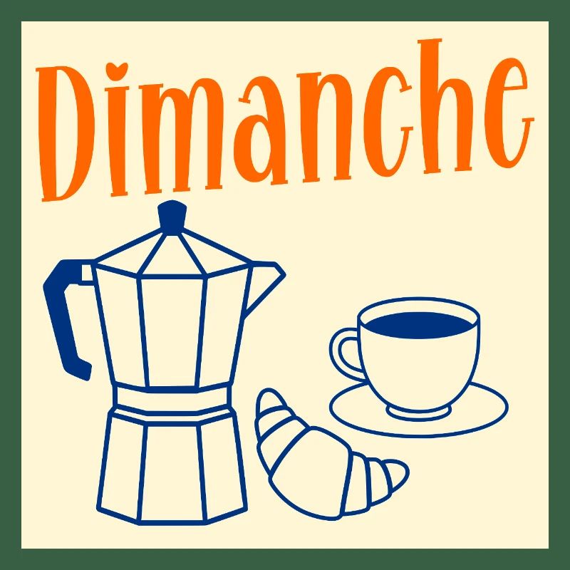Dimanche Café Croissant