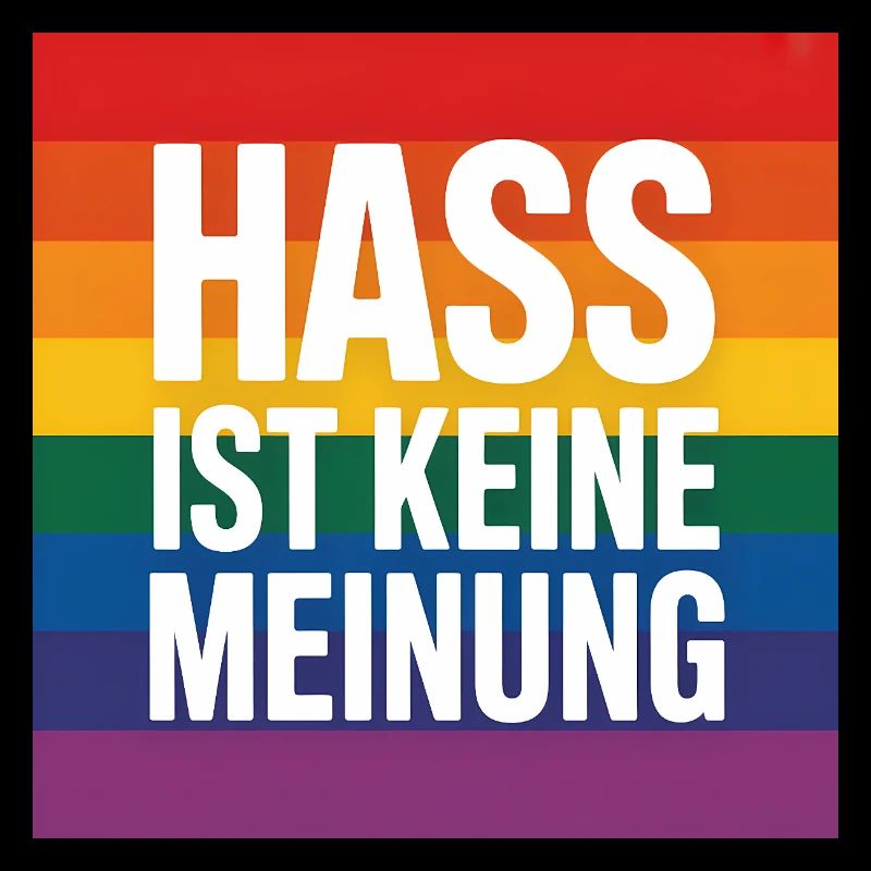 Hass ist keine Meinung - Antifa Tee