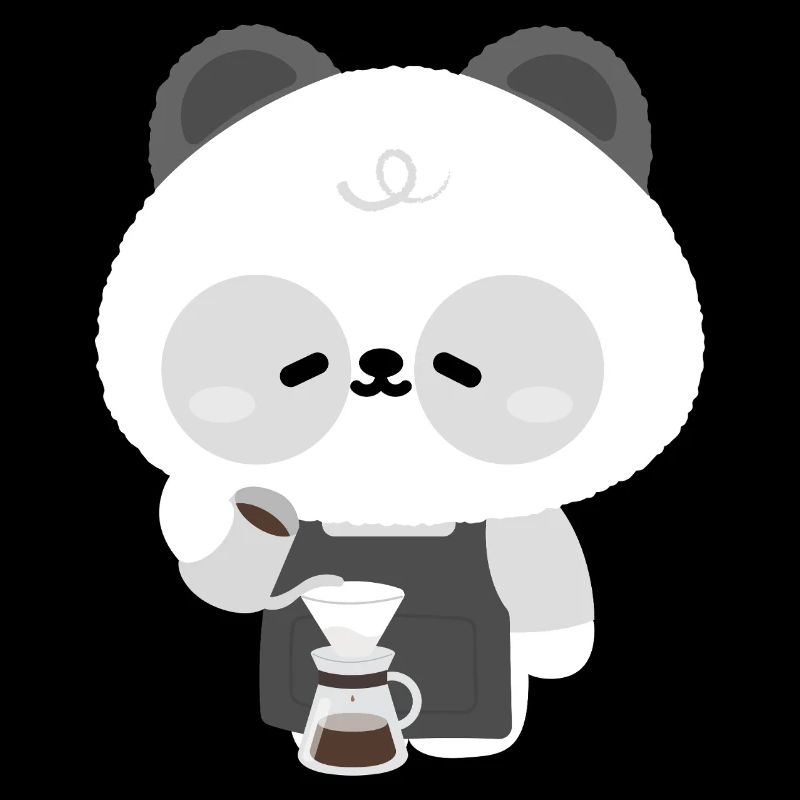 Panda Barista Kaffeebrühe