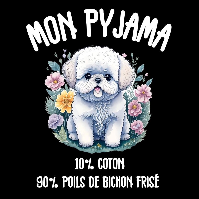 Pyjama Drôle Chien Bichon