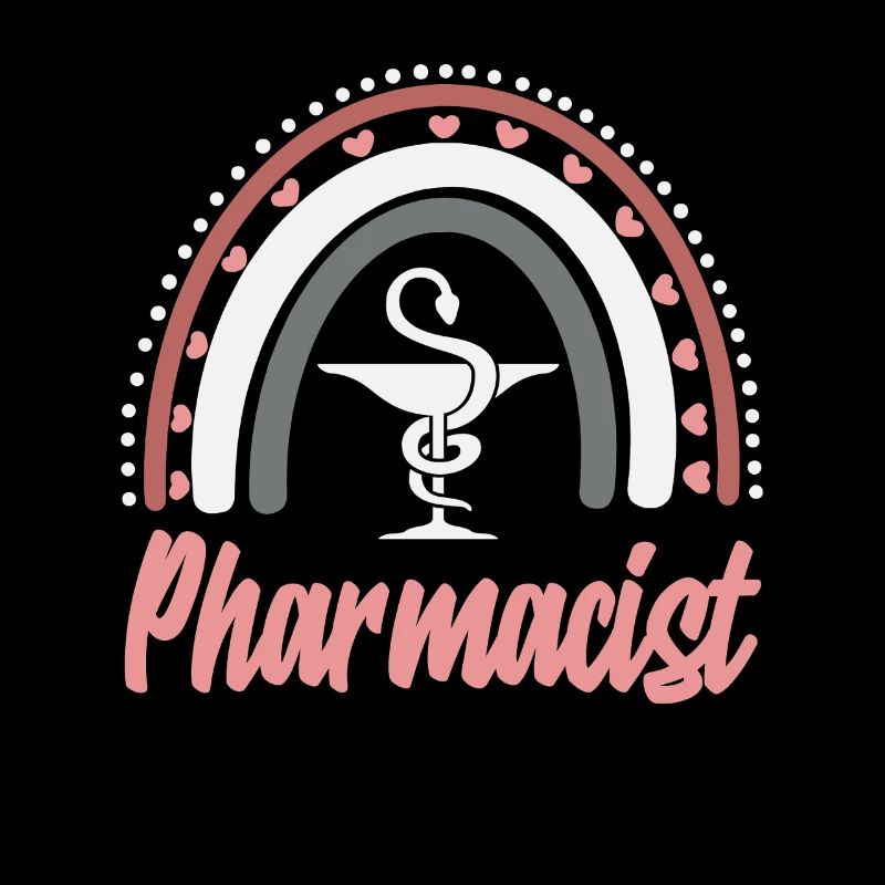 Boho Rainbow Pharmacien Technicien en pharmacie