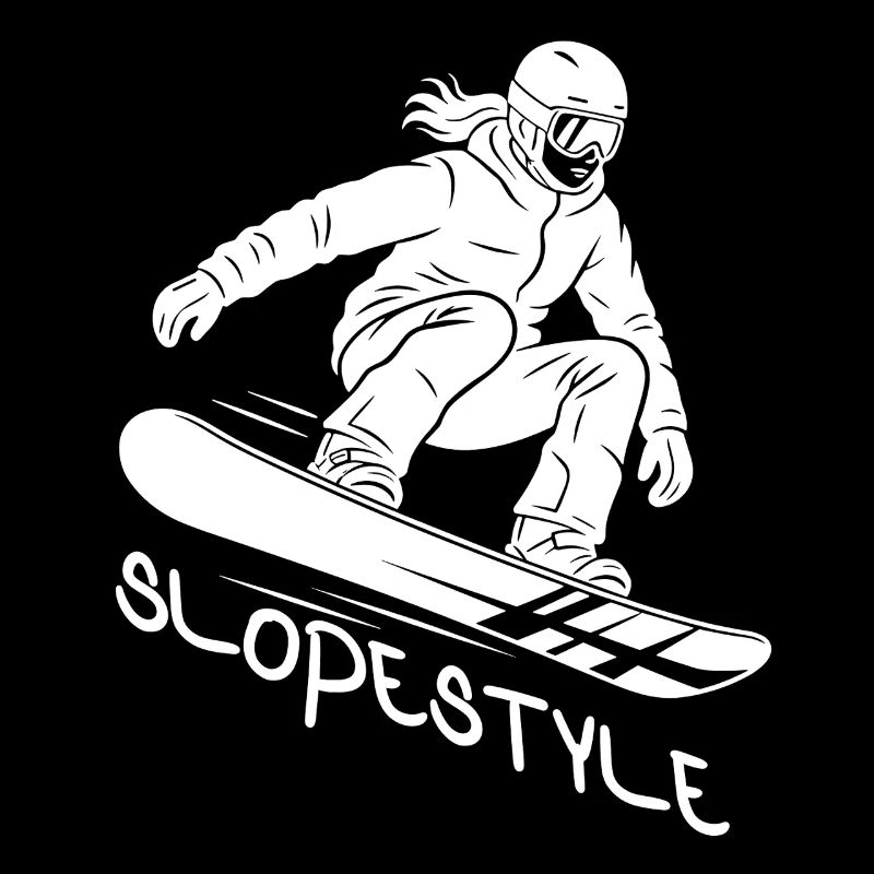 Slopestyle Snowboard Action Geschenk