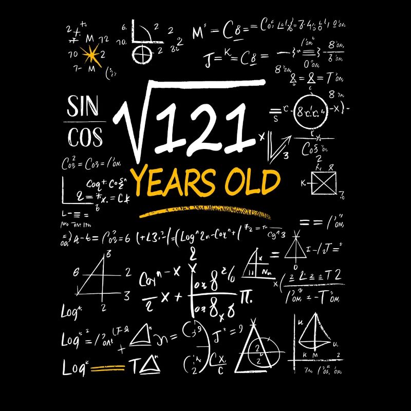 Formules mathématiques pour l’anniversaire de 11 ans Drôle