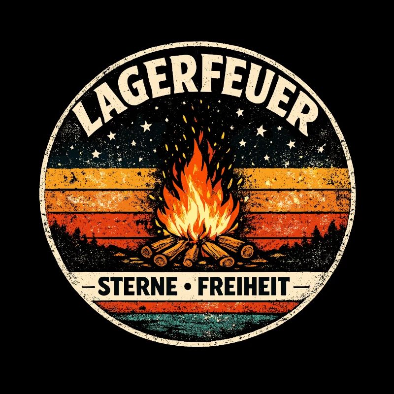 Campfire Stars Freedom