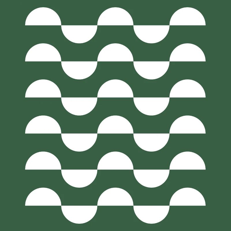 Monochrome Wave Arc Repeat