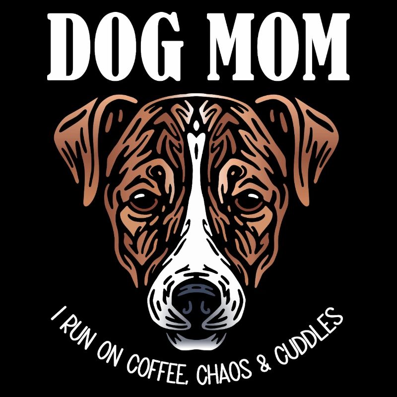 Jack Russell Dog Mom - Coffee Chaos Cuddles