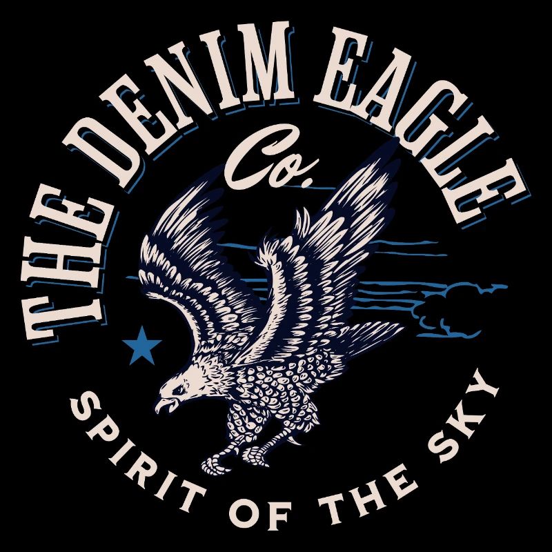 Denim-Adler Geist des Himmels
