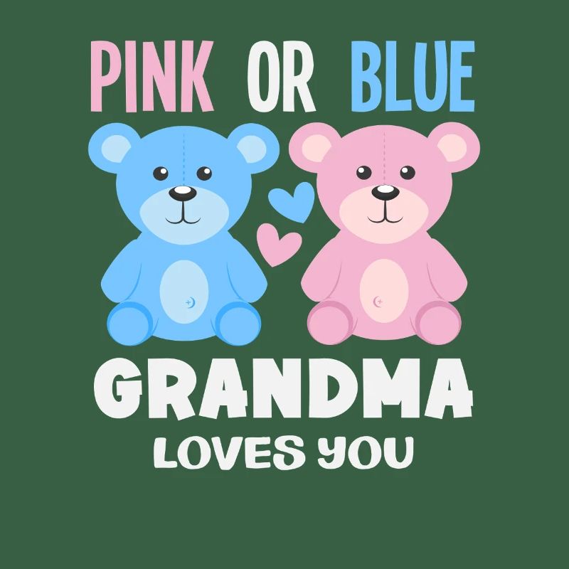 Pink Oder Blau Oma Liebt Dich