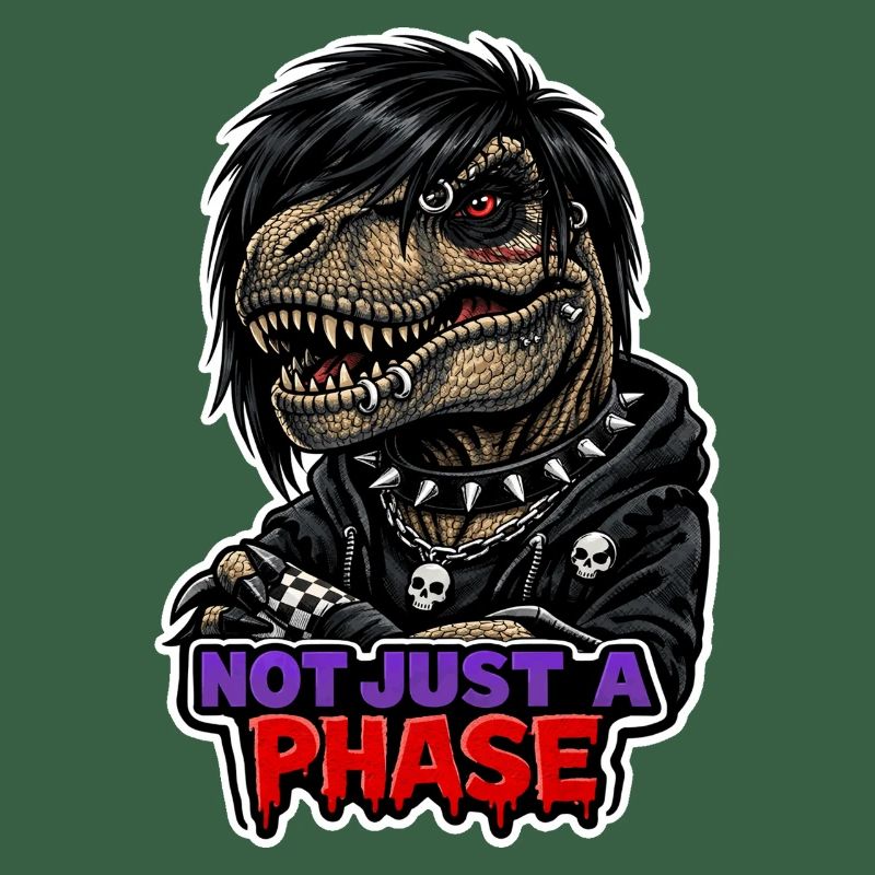 Emo Dinosaur, Sad Dino, Emotional