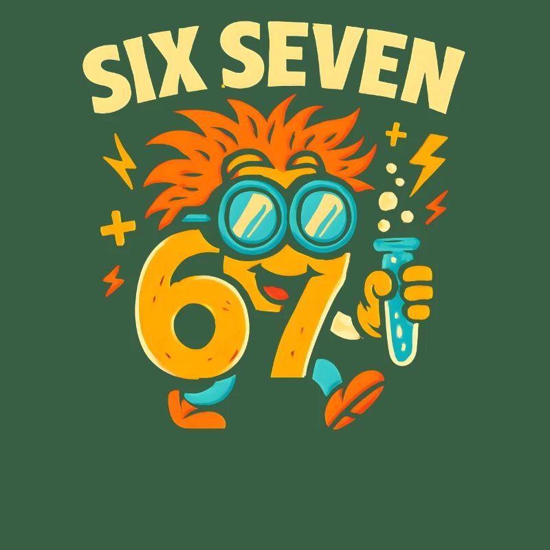 Six Seven 67 Science Humor Nerd Gift Idea