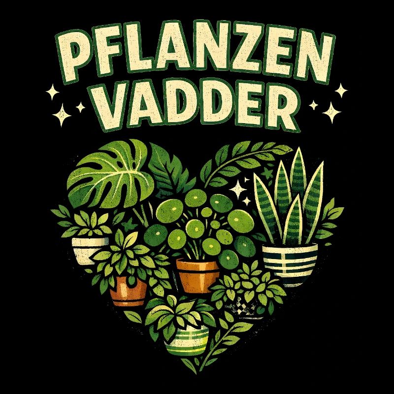 Pflanzenvadder - Retro Urban Jungle Geschenk