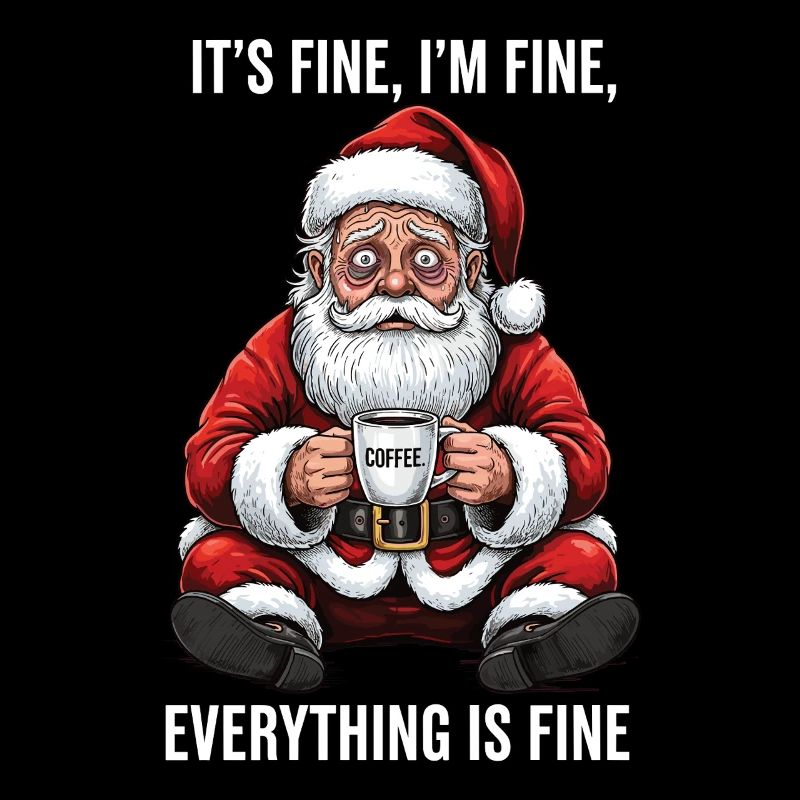 C’est bon, je vais bien, café stressant à Noël