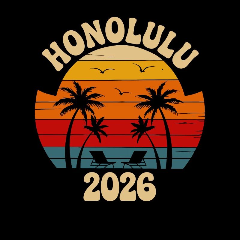 Honolulu Retro Sunset 2026