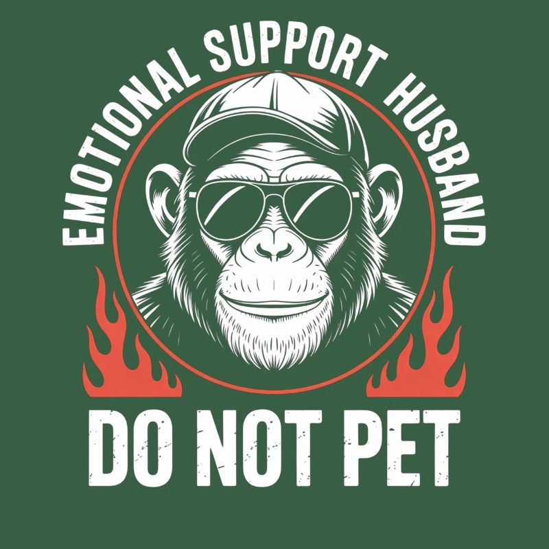 Emotional Support Monkey Do Not Pet