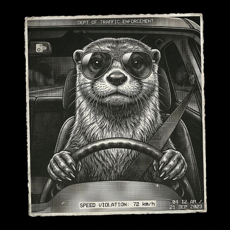 Otter Flashed