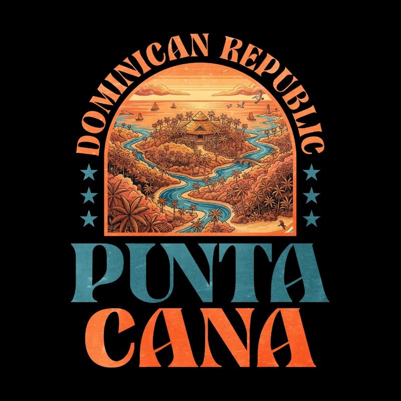Conception des îles tropicales de Punta Cana