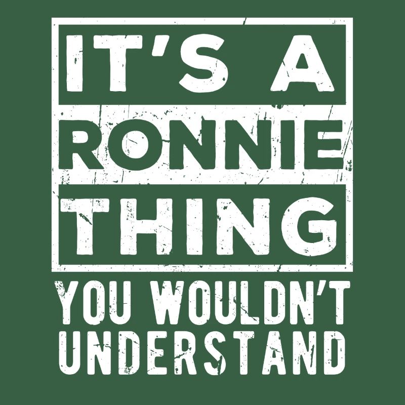 C’est une affaire de Ronnie que tu ne comprendrais pas