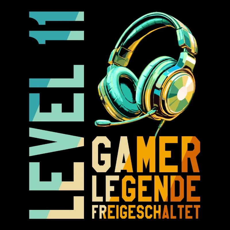 11. Geburtstag Junge Mädchen Gaming Level 11 Jahre