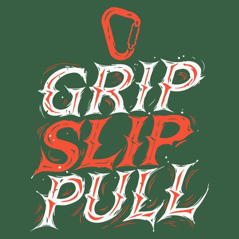 Grip Slip Pullover Dynamische Typografie