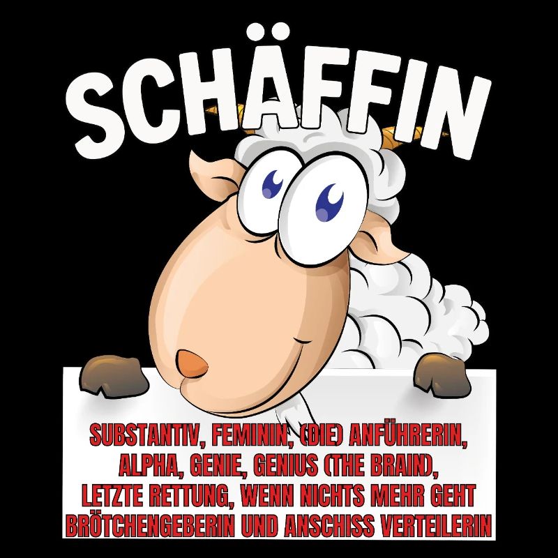 Schäffin - Alpha Schaf mit Sonnenbrille