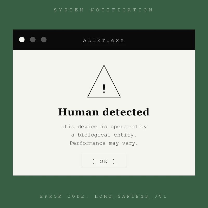 HUMAN DETECTED