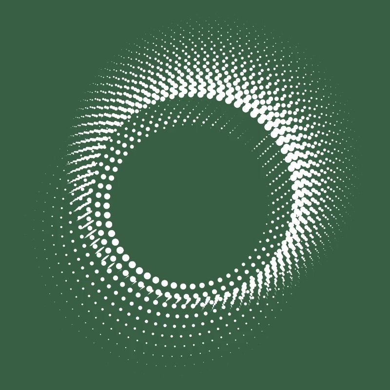 Concentric Dot Spiral