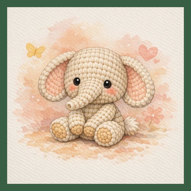 Yarn elephant