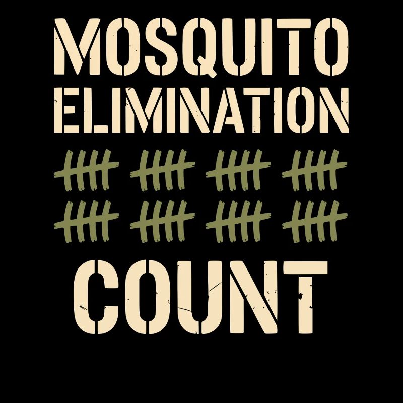 Mosquito Elimination Count Funny Summer