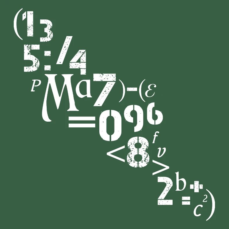 Mathematician Teacher Numbers Sign Analyst