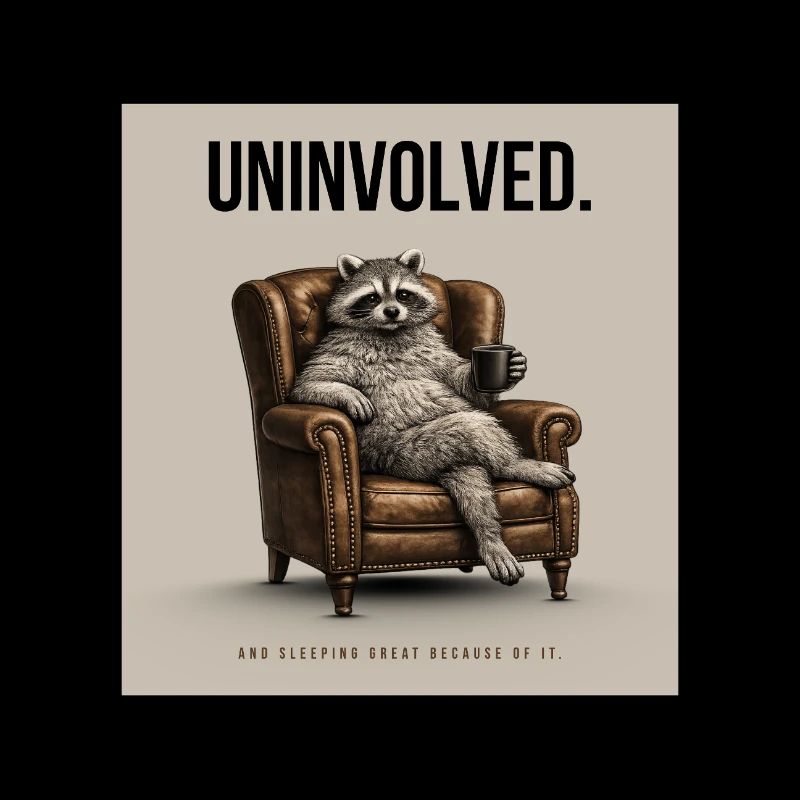 Uninvolved Raccoon Meme
