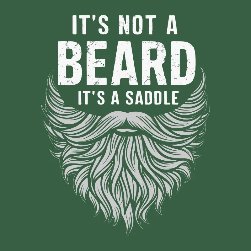 It's not a beard, it's a saddle