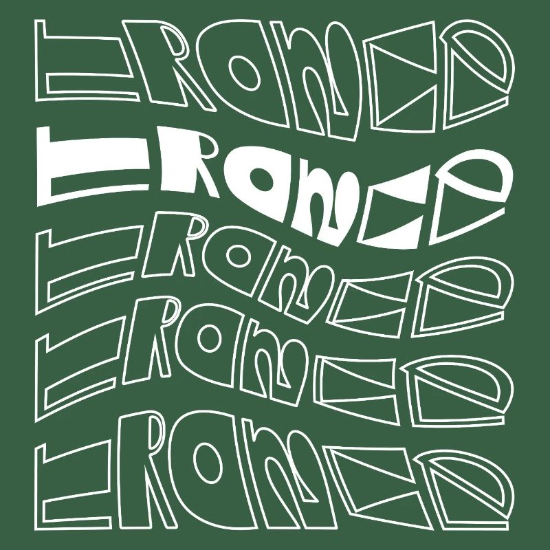 Trance Typographic Pattern design