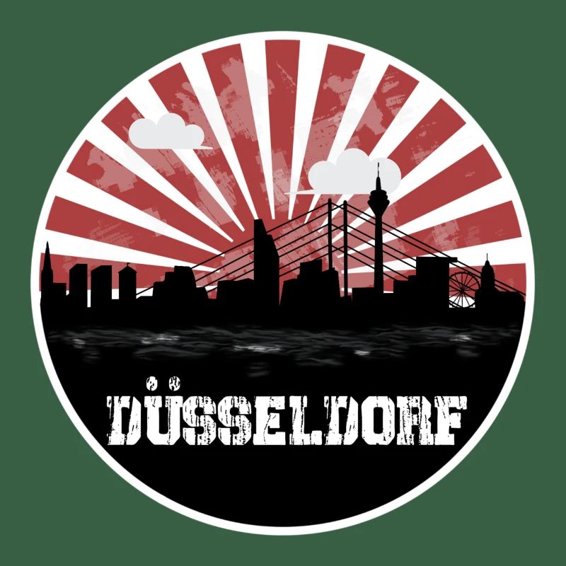 Match à domicile de Düsseldorf Skyline
