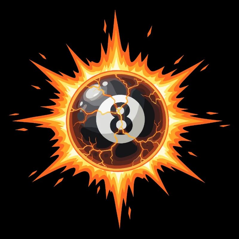 Explosion de Boule de Feu 8-Boules
