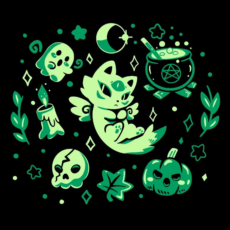 Green Halloween Vibes