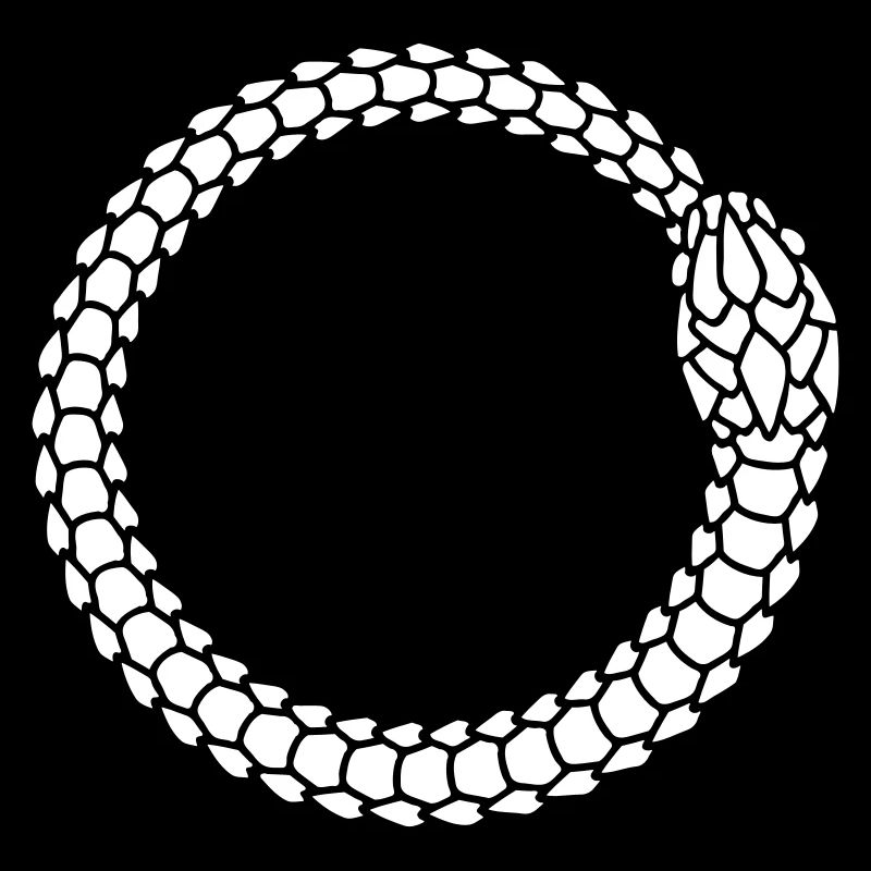 Aufgerollter Seilkreis